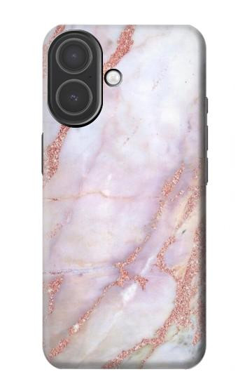 S3482 Soft Pink Marble Graphic Print Case For iPhone 17