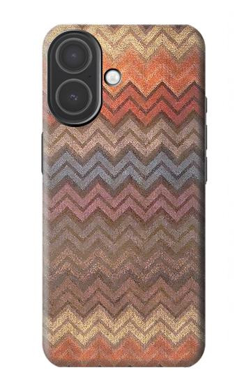 S3752 Zigzag Fabric Pattern Graphic Printed Case For iPhone 17