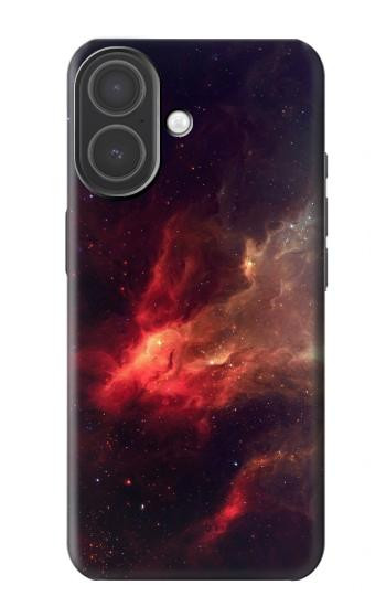 S3897 Red Nebula Space Case For iPhone 17