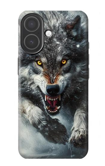 S3965 Angry Wolf Running Case For iPhone 17