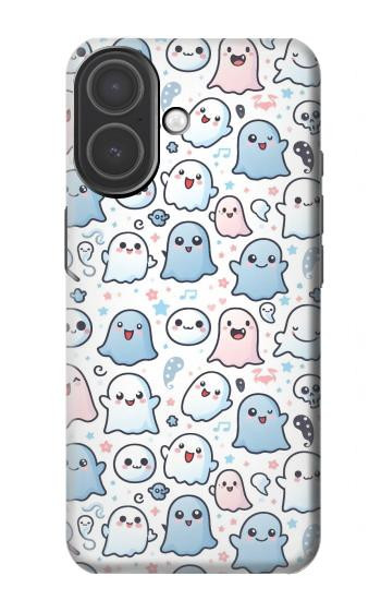 S4013 Seamless Cute Ghost Pattern Case For iPhone 17