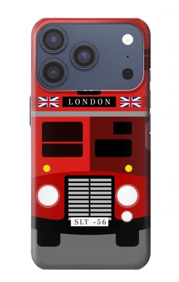 S2058 England British Double Decker Bus Case For iPhone 17 Pro