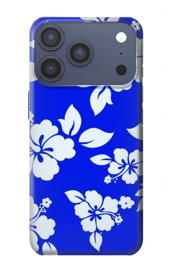 S2244 Hawaiian Hibiscus Blue Pattern Case For iPhone 17 Pro