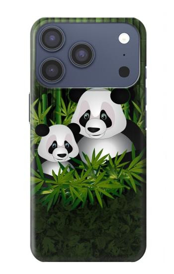 S2441 Panda Family Bamboo Forest Case For iPhone 17 Pro, 18 Pro