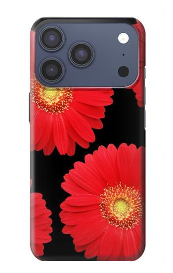 S2478 Red Daisy flower Case For iPhone 17 Pro