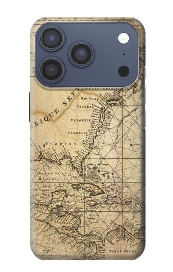 S2506 Exploration North America Map Case For iPhone 17 Pro, 18 Pro