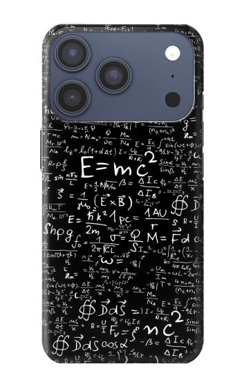 S2574 Mathematics Physics Blackboard Equation Case For iPhone 17 Pro, 18 Pro