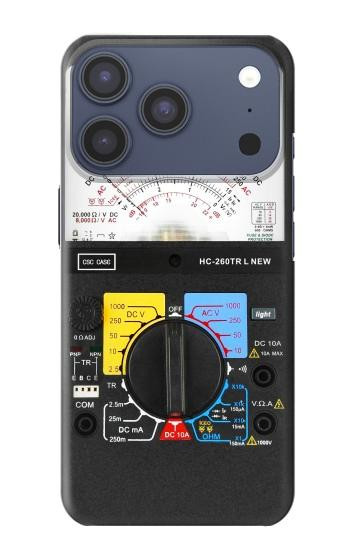 S2660 Analog Multimeter Graphic Printed Case For iPhone 17 Pro