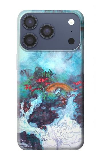 S2724 White Dragon Pool Lui Haisu Case For iPhone 17 Pro, 18 Pro