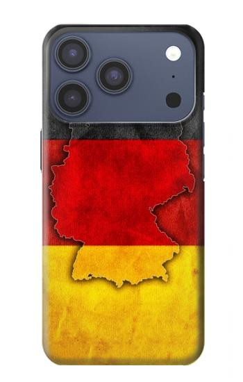 S2935 Germany Flag Map Case For iPhone 17 Pro