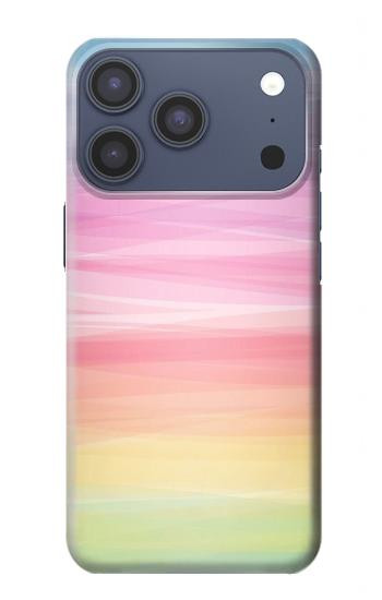 S3507 Colorful Rainbow Pastel Case For iPhone 17 Pro, 18 Pro