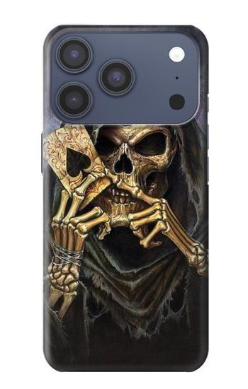 S3594 Grim Reaper Wins Poker Case For iPhone 17 Pro, 18 Pro