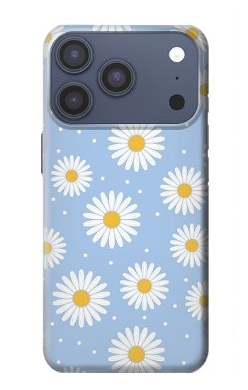 S3681 Daisy Flowers Pattern Case For iPhone 17 Pro, 18 Pro