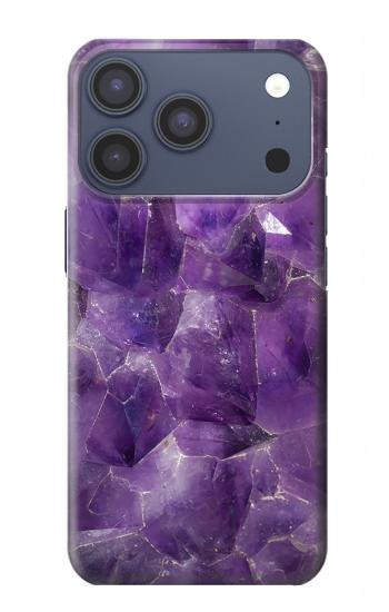 S3713 Purple Quartz Amethyst Graphic Printed Case For iPhone 17 Pro