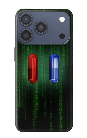 S3816 Red Pill Blue Pill Capsule Case For iPhone 17 Pro, 18 Pro
