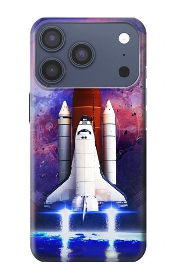 S3913 Colorful Nebula Space Shuttle Case For iPhone 17 Pro, 18 Pro