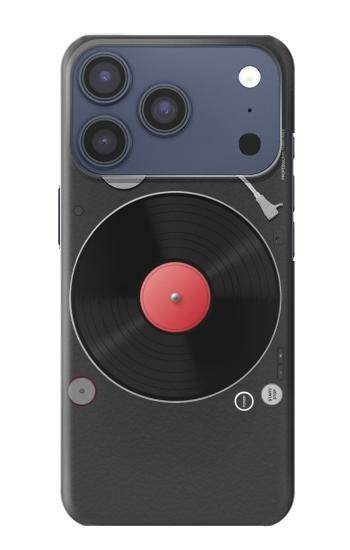 S3952 Turntable Vinyl Record Player Graphic Case For iPhone 17 Pro, 18 Pro