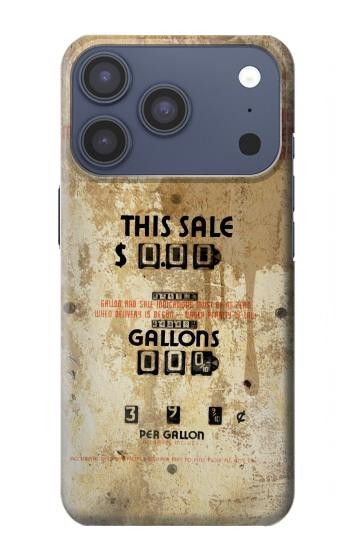 S3954 Vintage Gas Pump Case For iPhone 17 Pro, 18 Pro
