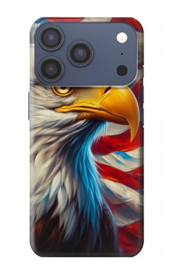 S3967 Bald Eagle American Flag Case For iPhone 17 Pro, 18 Pro