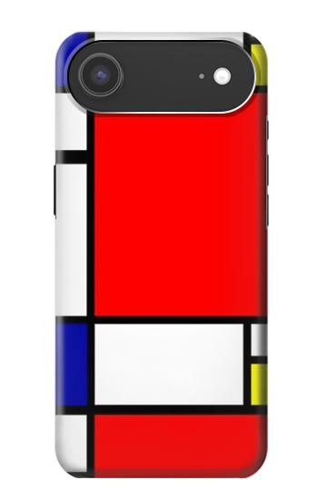 S0157 Composition Red Blue Yellow Case For iPhone Air