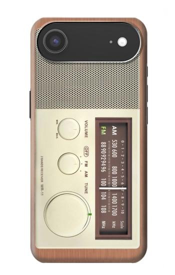 S3165 FM AM Wooden Receiver Graphic Case For iPhone Air