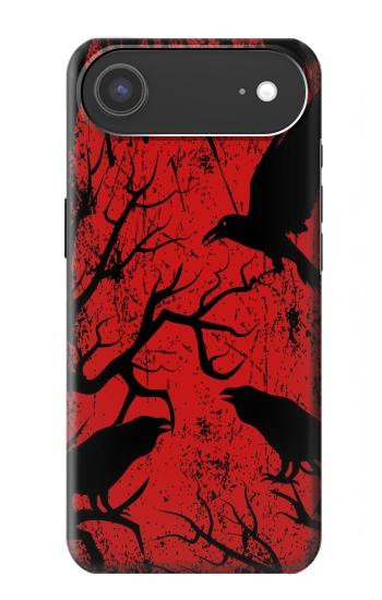 S3325 Crow Black Blood Tree Case For iPhone Air