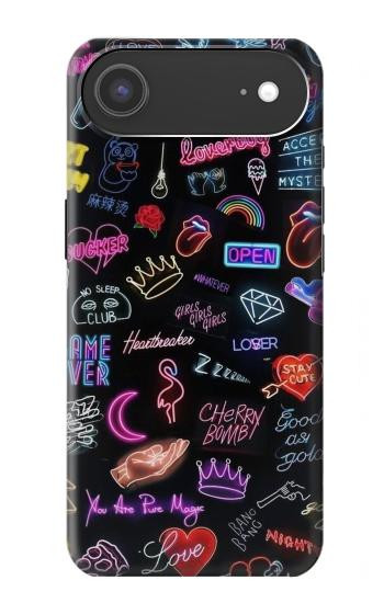 S3433 Vintage Neon Graphic Case For iPhone Air