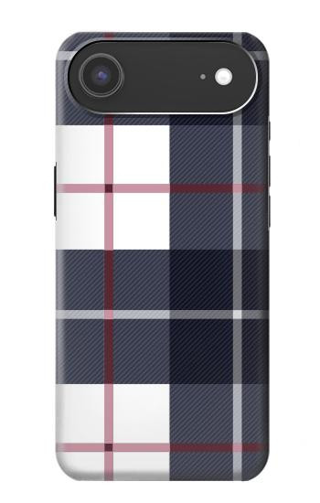 S3452 Plaid Fabric Pattern Case For iPhone Air