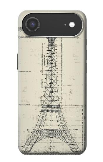 S3474 Eiffel Architectural Drawing Case For iPhone Air