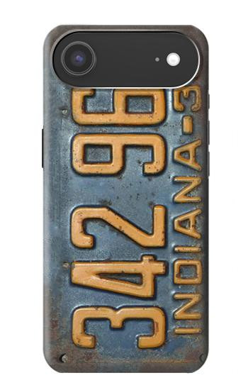 S3750 Vintage Vehicle Registration Plate Case For iPhone Air