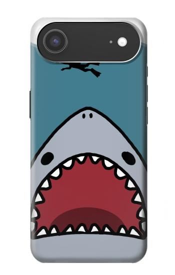 S3825 Cartoon Shark Sea Diving Case For iPhone Air