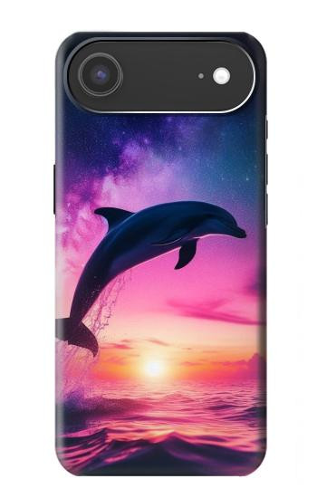 S3980 Dolphin Sunset Milky Way Case For iPhone Air