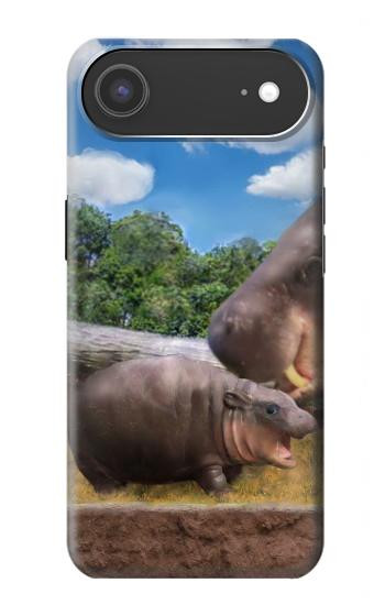 S4031 Baby Hippo Hippopotamus Family Case For iPhone Air