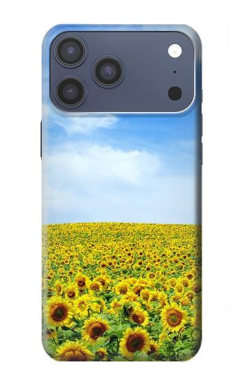 S0232 Sunflower Case For iPhone 17 Pro Max, 18 Pro Max