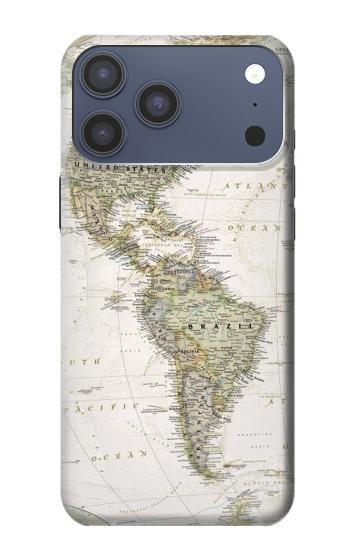 S0604 World Map Case For iPhone 17 Pro Max