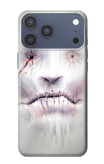 S0884 Horror Face Case For iPhone 17 Pro Max, 18 Pro Max