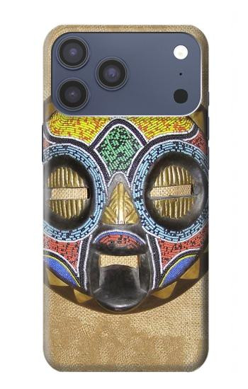 S0965 African Baluba Mask Case For iPhone 17 Pro Max, 18 Pro Max