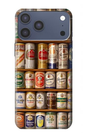 S0983 Beer Cans Collection Case For iPhone 17 Pro Max, 18 Pro Max