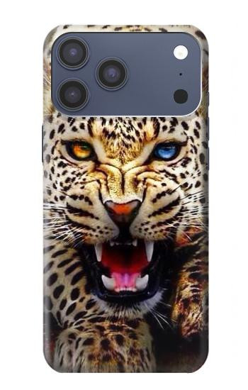 S1932 Blue Eyed Leopard Case For iPhone 17 Pro Max, 18 Pro Max