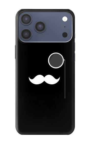 S1946 Sir Mustache Minimalism Case For iPhone 17 Pro Max