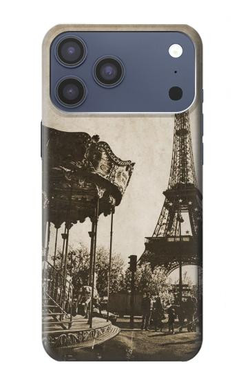 S2174 Eiffel Tower Vintage Paris Case For iPhone 17 Pro Max, 18 Pro Max