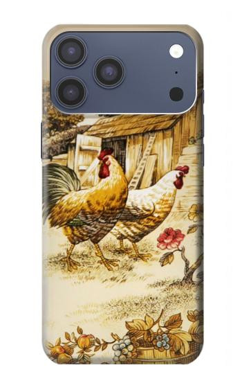 S2181 French Country Chicken Case For iPhone 17 Pro Max, 18 Pro Max