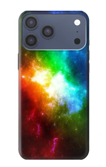 S2312 Colorful Rainbow Space Galaxy Case For iPhone 17 Pro Max, 18 Pro Max