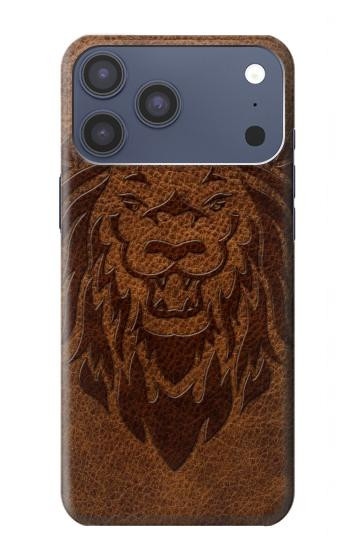 S2529 Leo Zodiac Tattoo Brown Graphic Print Case For iPhone 17 Pro Max, 18 Pro Max
