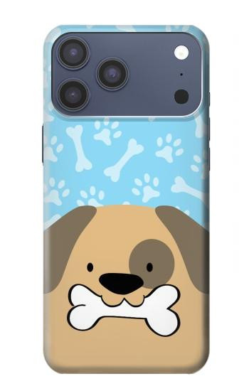 S2669 Cute Dog Paws Bones Cartoon Case For iPhone 17 Pro Max, 18 Pro Max
