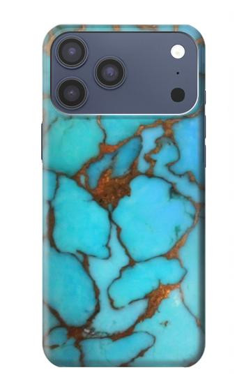 S2685 Aqua Turquoise Gemstone Graphic Printed Case For iPhone 17 Pro Max, 18 Pro Max