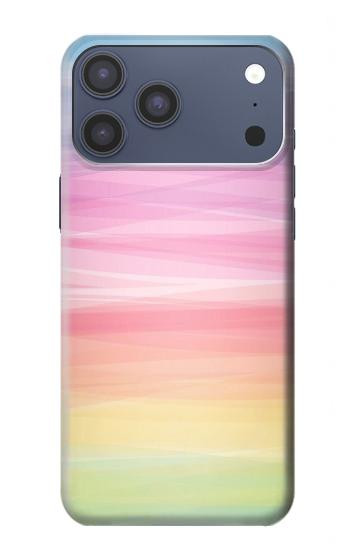 S3507 Colorful Rainbow Pastel Case For iPhone 17 Pro Max, 18 Pro Max