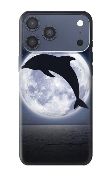 S3510 Dolphin Moon Night Case For iPhone 17 Pro Max, 18 Pro Max