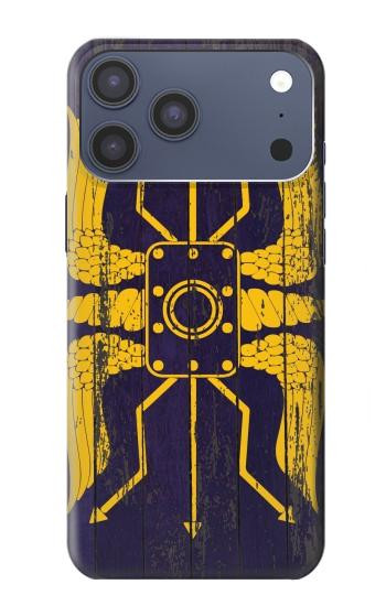 S3546 Roman Shield Blue Case For iPhone 17 Pro Max, 18 Pro Max