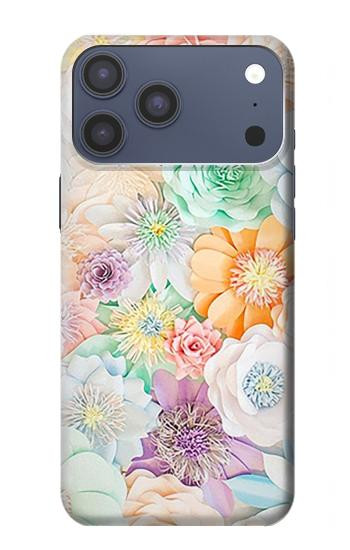 S3705 Pastel Floral Flower Case For iPhone 17 Pro Max, 18 Pro Max